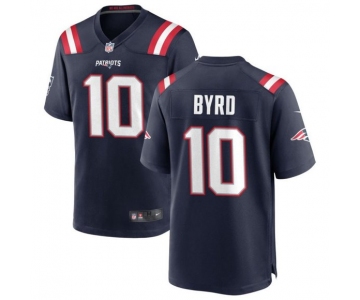 Men's New England Patriots #10 Damiere Byrd Navy Blue 2020 NEW Vapor Untouchable Stitched NFL Nike Limited Jersey