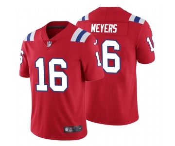 Men's New England Patriots #16 Jakobi Meyers Vapor Untouchable Limited Red Jersey