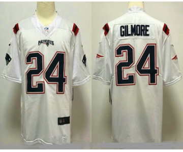 Men's New England Patriots #24 Stephon Gilmore White 2020 NEW Vapor Untouchable Stitched NFL Nike Limited Jersey