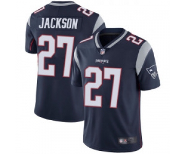 Men's New England Patriots #27 J.C. Jackson Limited Team Color Vapor Untouchable Navy Jersey