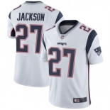 Men's New England Patriots #27 J.C. Jackson Limited Vapor Untouchable White Jersey