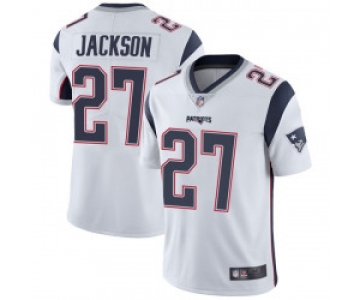 Men's New England Patriots #27 J.C. Jackson Limited Vapor Untouchable White Jersey