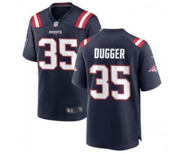 Men's New England Patriots #35 Kyle Dugger Navy Blue 2020 NEW Vapor Untouchable Stitched NFL Nike Limited