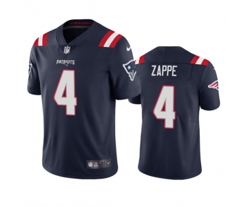 Men's New England Patriots #4 Bailey Zappe Navy Vapor Untouchable Limited Stitched Jersey