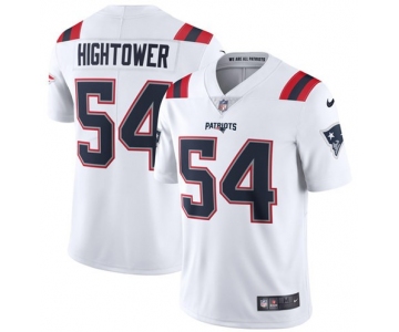 Men's New England Patriots #54 Dont'a Hightower White 2020 NEW Vapor Untouchable Stitched NFL Nike Limited Jersey