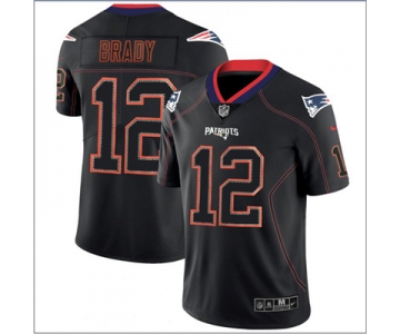 Nike New England Patriots #12 Tom Brady Black Shadow Legend Limited Jersey
