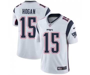 Nike New England Patriots #15 Chris Hogan White Men's Stitched NFL Vapor Untouchable Limited Jersey