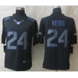 Nike New England Patriots #24 Darrelle Revis Black Impact Limited Jersey