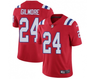Nike New England Patriots #24 Stephon Gilmore Red Alternate Men's Stitched NFL Vapor Untouchable Limited Jersey