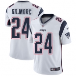 Nike New England Patriots #24 Stephon Gilmore White Men's Stitched NFL Vapor Untouchable Limited Jersey