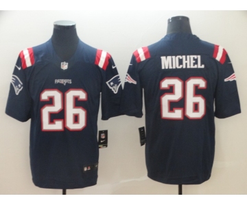 Nike New England Patriots 26 Sony Michel Navy Color Rush Limited Jersey