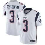 Nike New England Patriots #3 Stephen Gostkowski White Men's Stitched NFL Vapor Untouchable Limited Jersey