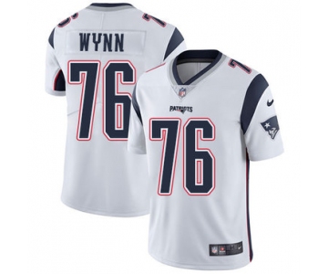 Nike New England Patriots #76 Isaiah Wynn White Men's Stitched NFL Vapor Untouchable Limited Jersey