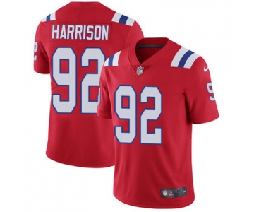 Nike New England Patriots #92 James Harrison Red Alternate Stitched NFL Vapor Untouchable Limited Jersey