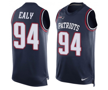 Nike New England Patriots #94 Kony Ealy Navy Blue Team Color Men's Stitched NFL Limited Tank Top Jersey