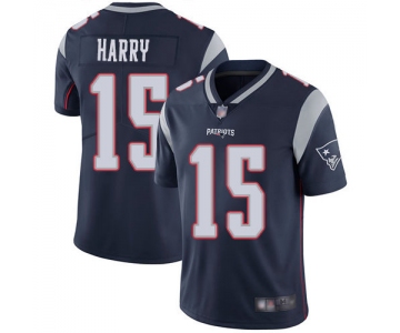 Nike Patriots #15 N'Keal Harry Navy Blue Team Color Men's Stitched NFL Vapor Untouchable Limited Jersey