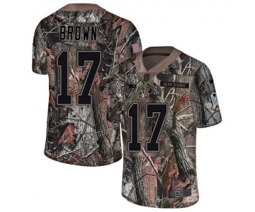 Nike Patriots #17 Antonio Brown Camo Men's Stitched NFL Limited Rush Realtree Jersey