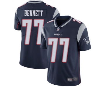 Nike Patriots #77 Michael Bennett Navy Blue Team Color Men's Stitched NFL Vapor Untouchable Limited Jersey