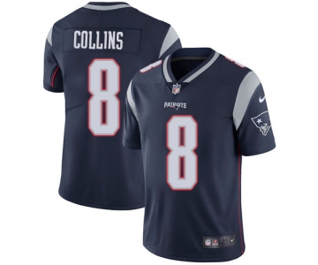 Nike Patriots #8 Jamie Collins Sr Navy Blue Team Color Men's Stitched NFL Vapor Untouchable Limited Jersey