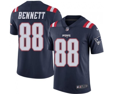 Nike Patriots #88 Martellus Bennett Navy Blue Men's Stitched NFL Limited Rush Jersey