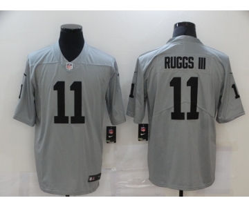 Men's Las Vegas Raiders #11 Henry Ruggs III Nike Gray Gridiron 2018 Vapor Untouchable NFL Gray Limited Jersey