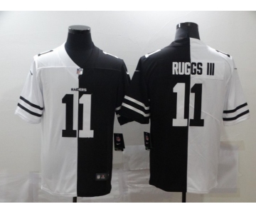 Men's Las Vegas Raiders #11 Henry Ruggs III White Black Peaceful Coexisting 2020 Vapor Untouchable Stitched NFL Nike Limited Jersey