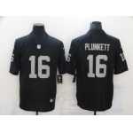Men's Las Vegas Raiders #16 Jim Plunkett Black 2017 Vapor Untouchable Stitched NFL Nike Limited Jersey