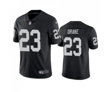 Men's Las Vegas Raiders #23 Kenyan Drake Black Vapor Limited Nike Jersey