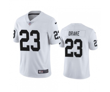 Men's Las Vegas Raiders #23 Kenyan Drake White Vapor Limited Nike Jersey