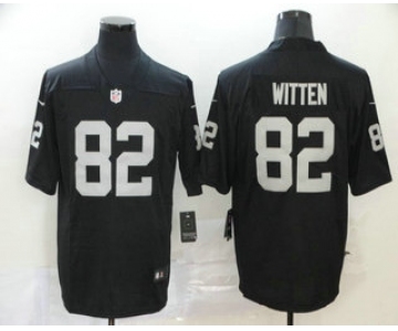Men's Las Vegas Raiders #82 Jason Witten Black 2020 Vapor Untouchable Stitched NFL Nike Limited Jersey