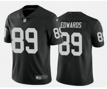 Men's Las Vegas Raiders #89 Bryan Edwards Black 2020 Vapor Untouchable Stitched NFL Nike Limited Jersey