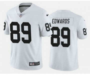 Men's Las Vegas Raiders #89 Bryan Edwards White 2020 Vapor Untouchable Stitched NFL Nike Limited Jersey