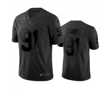 Men's Las Vegas Raiders #91 Yannick Ngakoue City Edition Black Jersey