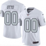 Men's Oakland Raiders #00 Jim Otto Retired White 2016 Color Rush Stitched NFL Nike Limited Jersey