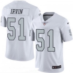 Men's Oakland Raiders #51 Bruce Irvin White 2016 Color Rush Stitched NFL Nike Limited Jersey