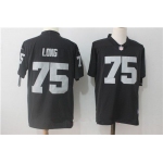 Men's Oakland Raiders #75 Howie Long Black 2017 Vapor Untouchable Stitched NFL Nike Limited Jersey