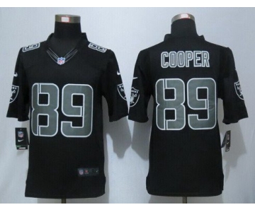 Men's Oakland Raiders #89 Amari Cooper Black Impact NFL Nike Limited Jersey