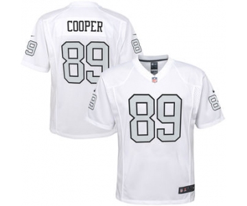 Men's Oakland Raiders #89 Amari Cooper Nike White Color Rush Game Jersey
