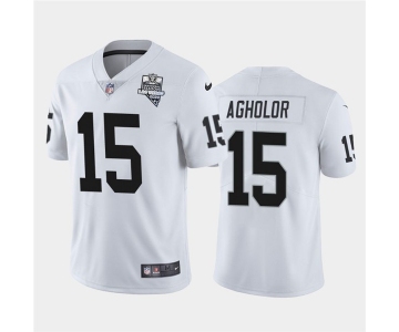 Nike Las Vegas Raiders 15 Nelson Agholor White 2020 Inaugural Season Vapor Untouchable Limited Jersey