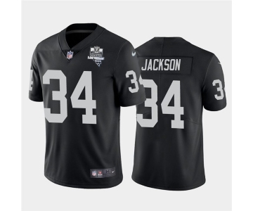 Nike Las Vegas Raiders 34 Bo Jackson Black 2020 Inaugural Season Vapor Untouchable Limited Jersey