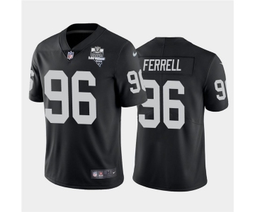 Nike Las Vegas Raiders 96 Clelin Ferrell Black 2020 Inaugural Season Vapor Untouchable Limited Jersey