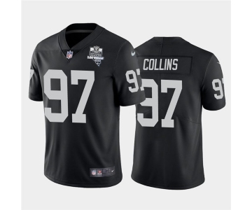 Nike Las Vegas Raiders 97 Maliek Collins Black 2020 Inaugural Season Vapor Untouchable Limited Jersey