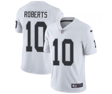 Nike Oakland Raiders #10 Seth Roberts White Men's Stitched NFL Vapor Untouchable Limited