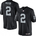 Nike Oakland Raiders #2 Terrelle Pryor Black Limited Jersey