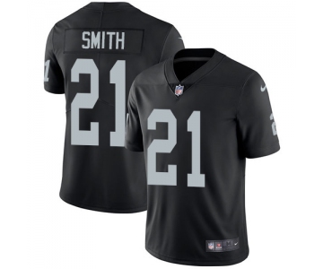 Nike Oakland Raiders #21 Sean Smith Black Team Color Men's Stitched NFL Vapor Untouchable Limited Jersey