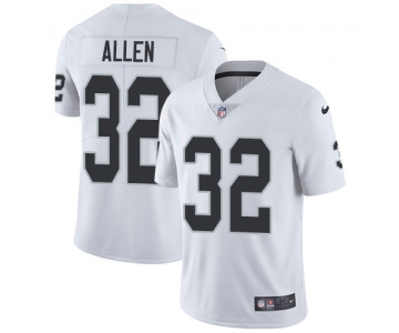 Nike Oakland Raiders #32 Marcus Allen White Men's Stitched NFL Vapor Untouchable Limited Jersey