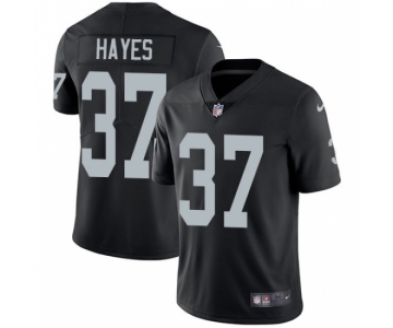 Nike Oakland Raiders #37 Lester Hayes Black Team Color Vapor Untouchable Limited Player NFL Jersey