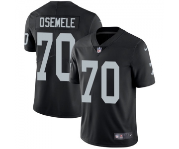 Nike Oakland Raiders #70 Kelechi Osemele Black Team Color Men's Stitched NFL Vapor Untouchable Limited Jersey