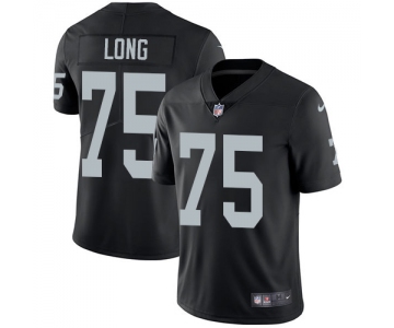 Nike Oakland Raiders #75 Howie Long Black Team Color Men's Stitched NFL Vapor Untouchable Limited Jersey