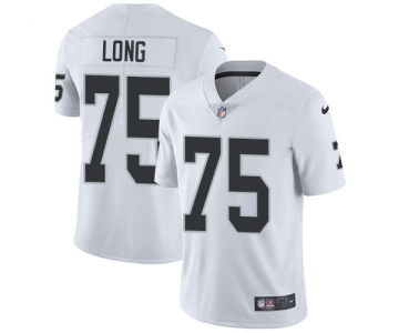 Nike Oakland Raiders #75 Howie Long White Men's Stitched NFL Vapor Untouchable Limited Jersey